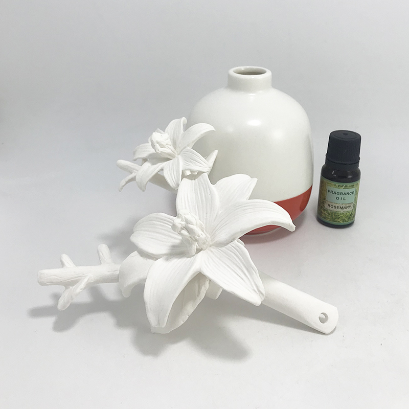 UK Customized ceramic flower diffuser with private label